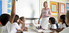 Picture of a Classroom with students and Teacher